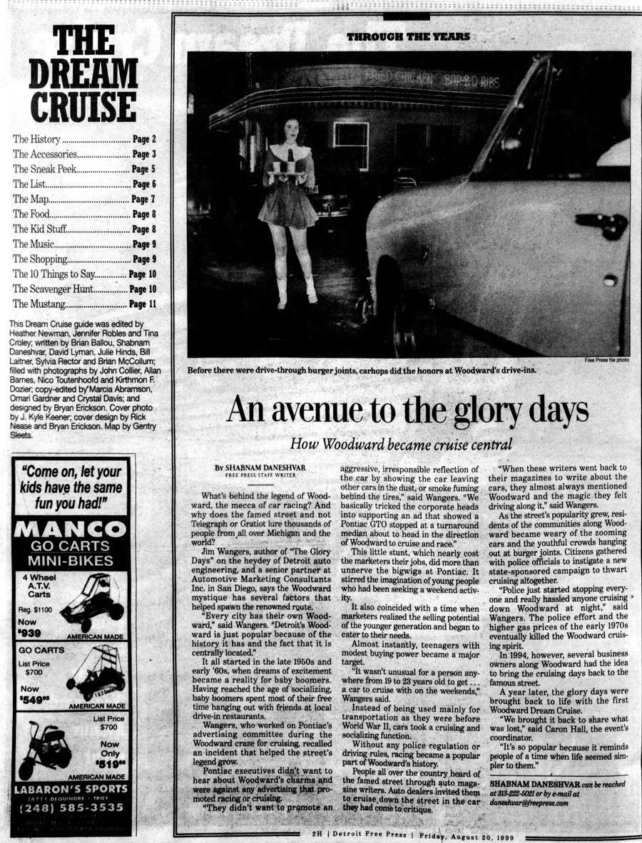 Royal Pontiac - Aug 20 1999 Dream Cruise Article